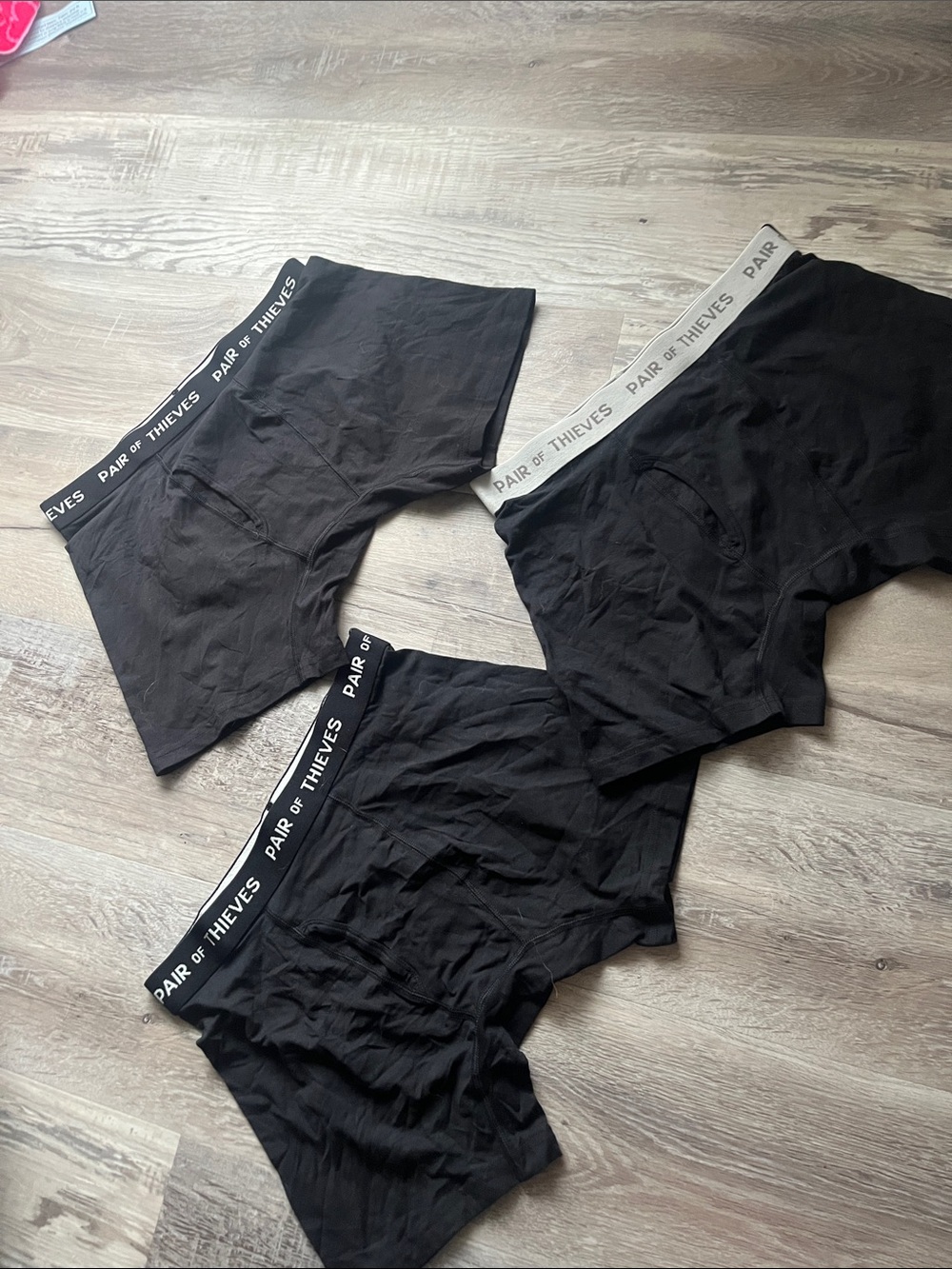 Pair of Thieves Men's Black Boxer Briefs - 3-Pack- brand new just no packaging!